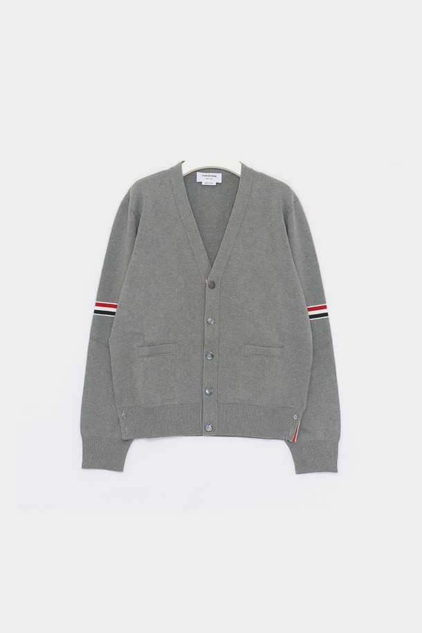 THOM BROWNE - 가디건 - 톰브라운 25SS 암밴드 밀라노 스티치 울 남성 가디건 MKC310A Y3007 055