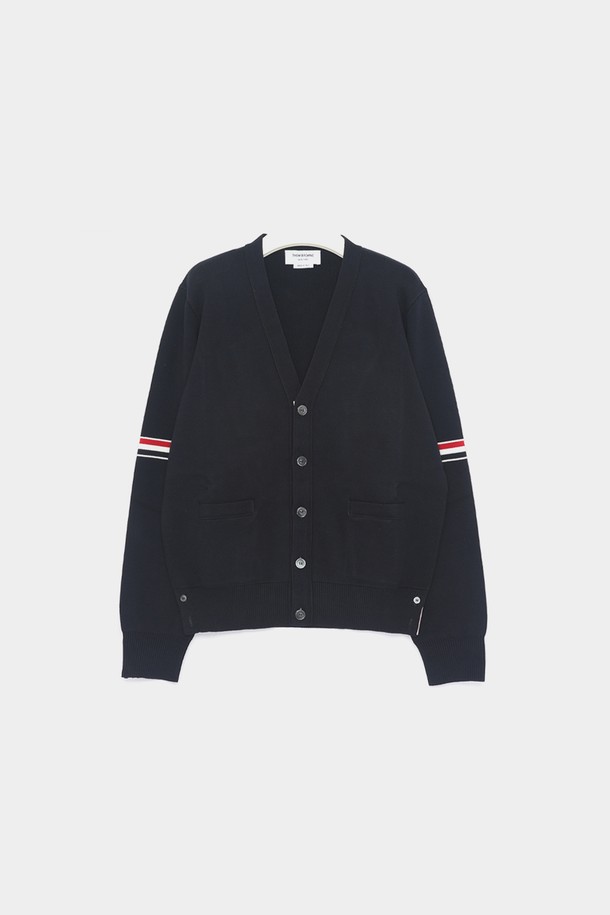 THOM BROWNE - 가디건 - 톰브라운 25SS 암밴드 밀라노 스티치 울 남성 가디건 MKC310A Y3007 415