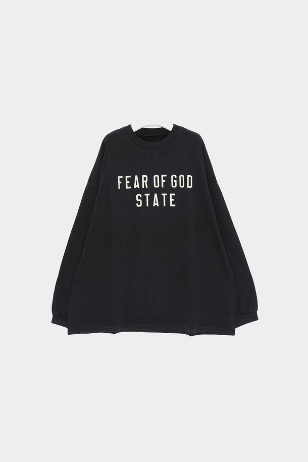 FEAR OF GOD - 긴팔티셔츠 - 피어오브갓 24FW 에센셜 스테이트 헤비 롱슬리브 오버핏 긴팔 남성 티셔츠 125BT242010F