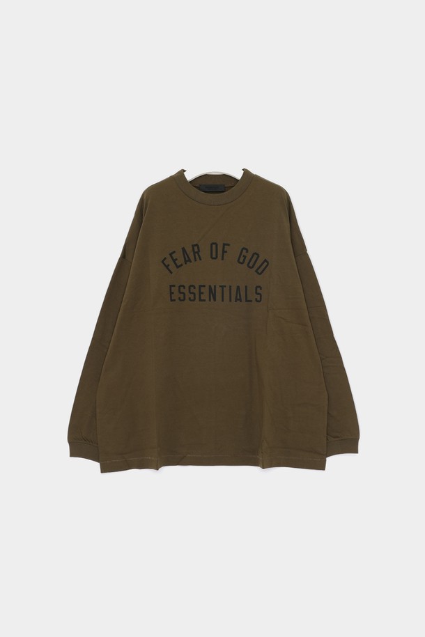 FEAR OF GOD - 긴팔티셔츠 - 피어오브갓 24FW 에센셜 프린트 저지 롱슬리브 오버핏 긴팔 남성 티셔츠 125BT244204F