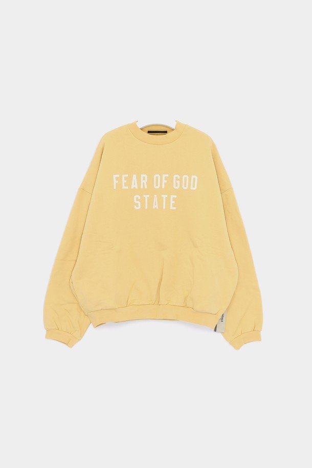 FEAR OF GOD - 스웨트셔츠 - 피어오브갓 24FW 에센셜 헤비 플리스 오버핏 스웨트 남성 맨투맨 192BT246233F