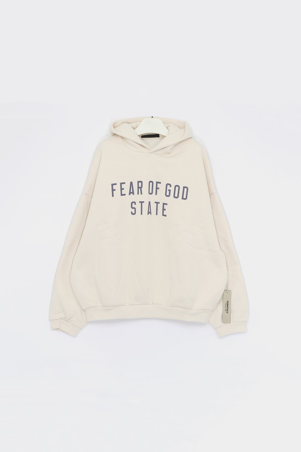 FEAR OF GOD - 후디 - 피어오브갓 24FW 에센셜 플리스 오버핏 스테이트 남성 후드티 192BT246252F