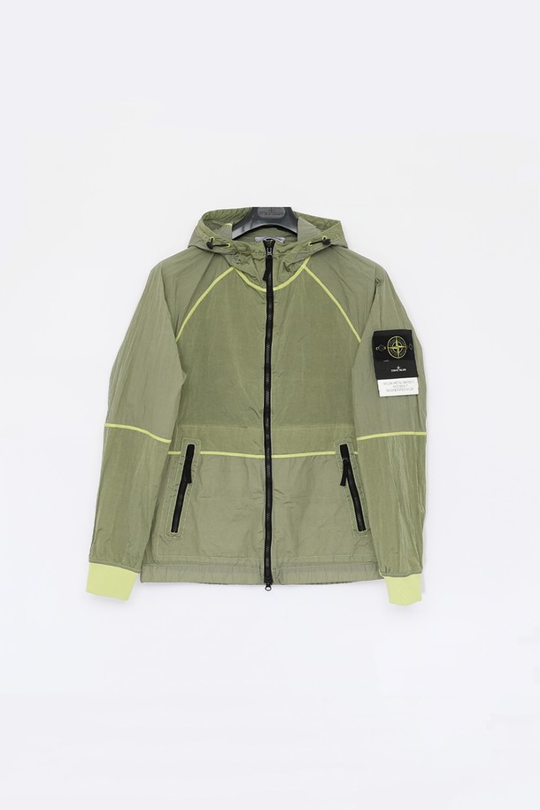 STONE ISLAND - 사파리/필드자켓 - 스톤아일랜드 와펜로고 나일론 메탈 후드 남성 자켓 801542020 V0031