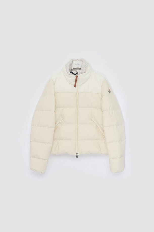 MONCLER - 점퍼 - 몽클레어 24FW 아우프리크 패치로고 벨뱃 포인트 패딩 여성 자켓 1A00074 5977X 050 AUFFRIQUE