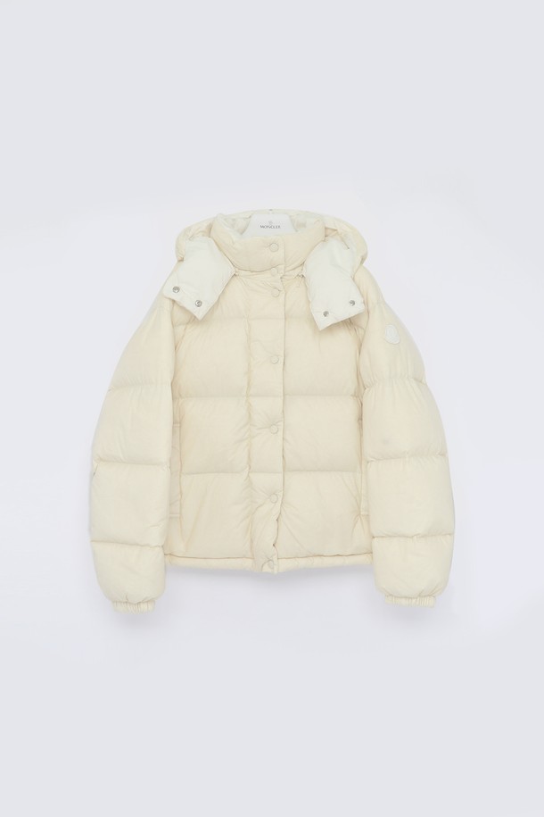 MONCLER - 패딩 - 몽클레어 24FW 에토레 패치로고 후드 패딩 여성 자켓 1A00182 5981B 050 ETTORE