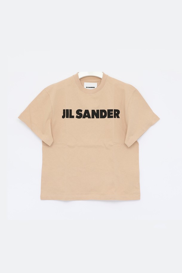 JIL SANDER - 반소매 티셔츠 - 질샌더 영문빅로고 박스핏 반팔 여성 티셔츠 J02GC0001 J20215 236