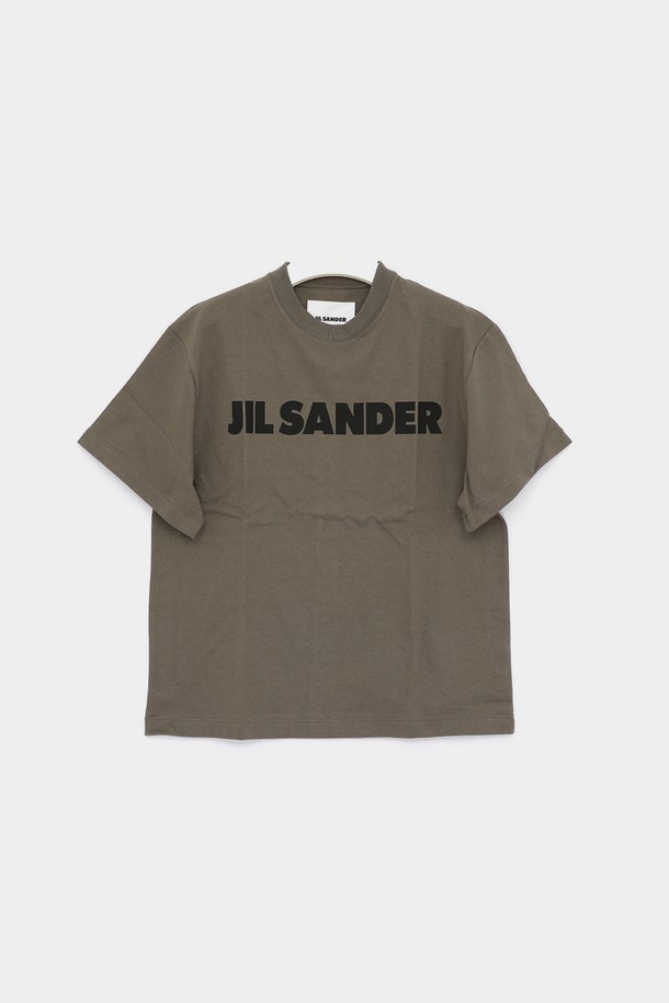 JIL SANDER - 반소매 티셔츠 - 질샌더 영문빅로고 박스핏 반팔 여성 티셔츠 J02GC0001 J20215 312