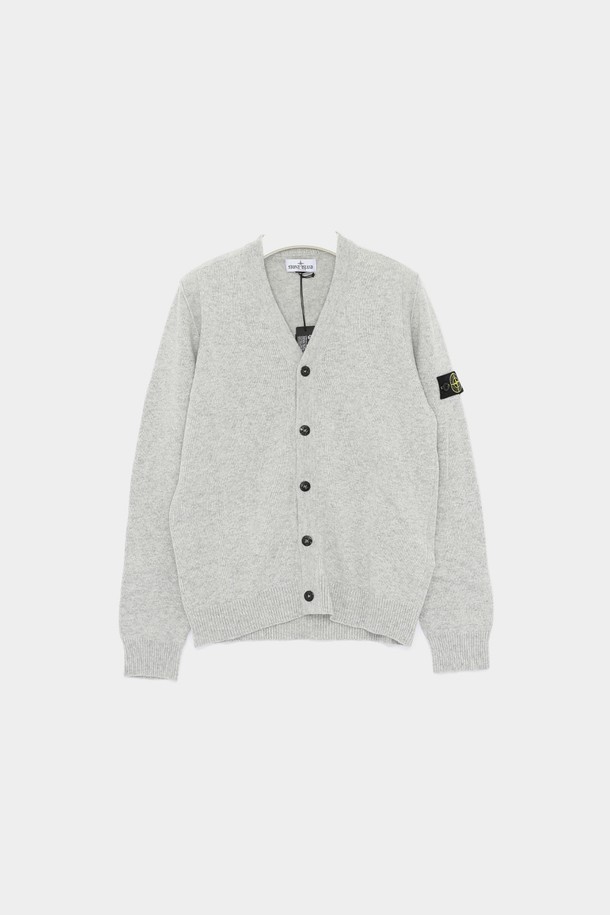 STONE ISLAND - 키즈상의 - 스톤아일랜드키즈 24FW 와펜로고 울믹스 V넥 남아 가디건 8116501Z1 V0M64/6A 8A