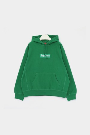 슈프림 박스로고 스웨트 남성 후드티 FW24SW11 GREEN