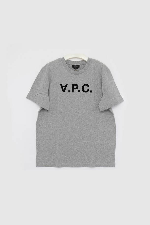 A.P.C. - 반팔티셔츠 - 아페세 25SS VPC로고 스탠다드 반팔 남성 티셔츠 COHBM M26384 TPI