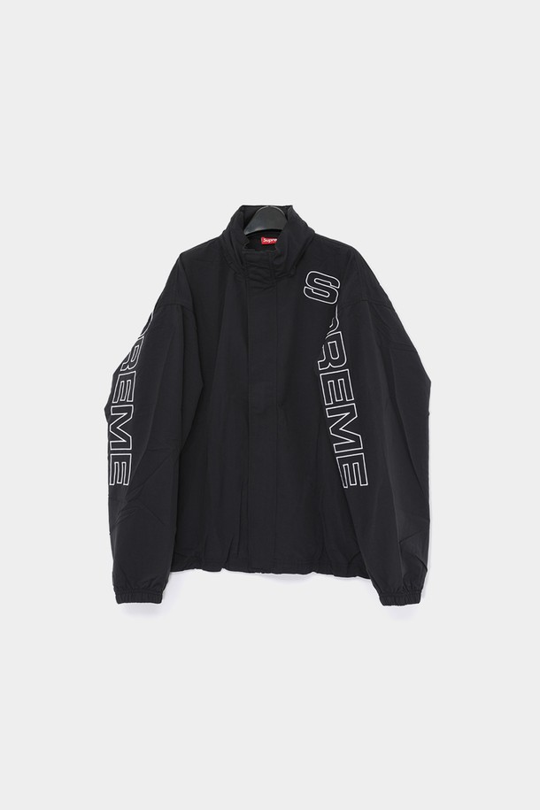 SUPREME - 사파리/필드자켓 - 슈프림 자수로고 스펠아웃 트랙 남성 자켓 FW24J70 BLACK