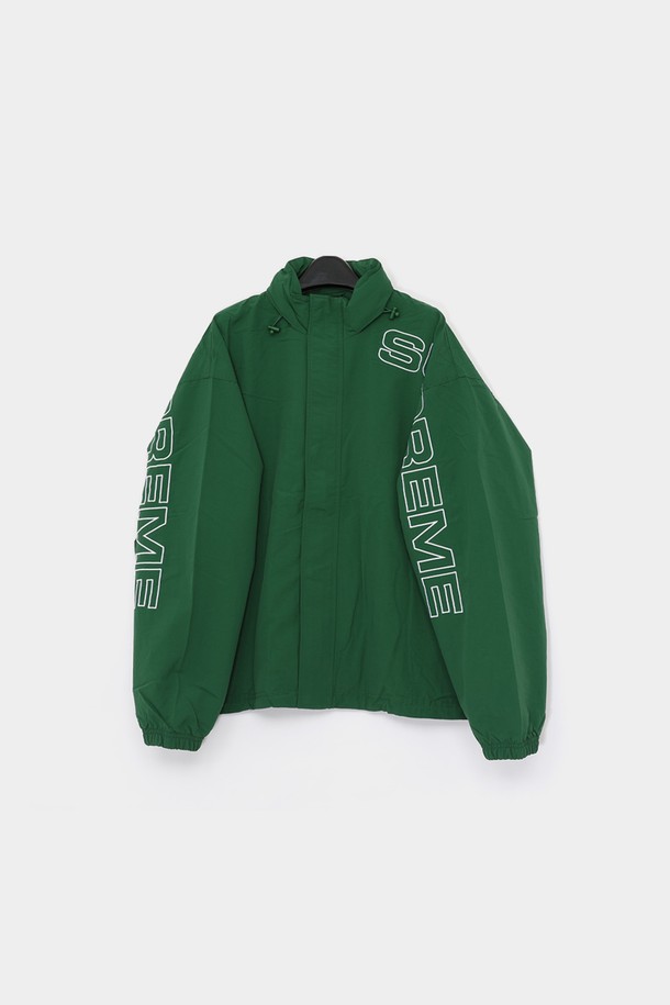 SUPREME - 사파리/필드자켓 - 슈프림 자수로고 스펠아웃 트랙 남성 자켓 FW24J70 DK GREEN