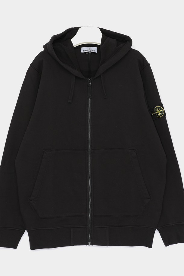 STONE ISLAND - 사파리/필드자켓 - 스톤아일랜드 25SS 와펜로고 오가닉코튼 스웨트 후드 집업 남성 자켓 K1S156100042 S0051 V0029