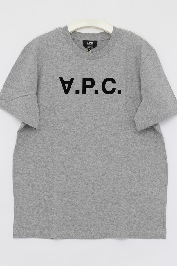 A.P.C. - 반팔티셔츠 - 아페세 25SS VPC로고 스탠다드 반팔 남성 티셔츠 COHBM M26384 TPI