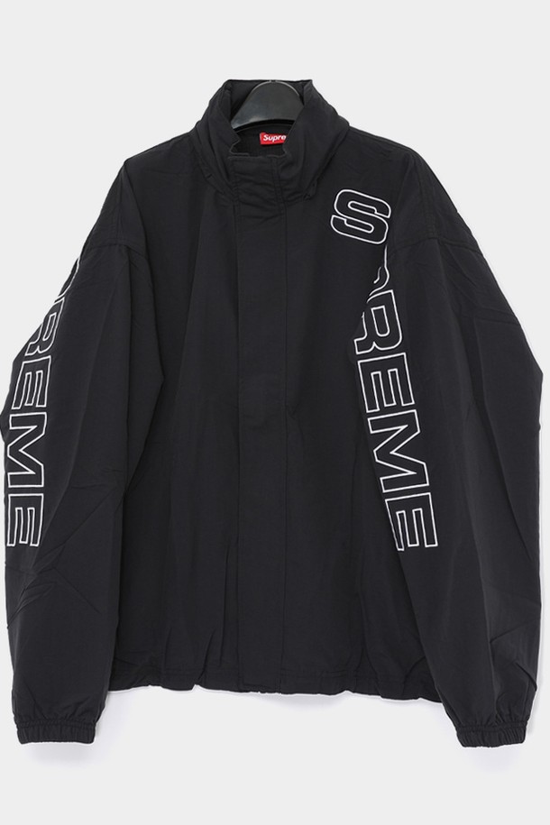 SUPREME - 사파리/필드자켓 - 슈프림 자수로고 스펠아웃 트랙 남성 자켓 FW24J70 BLACK