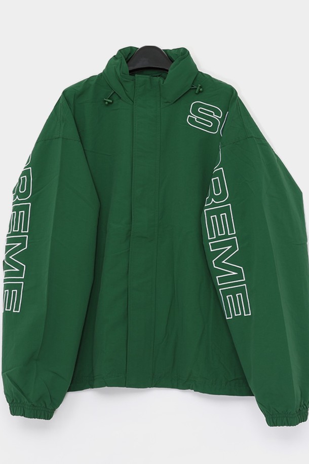 SUPREME - 사파리/필드자켓 - 슈프림 자수로고 스펠아웃 트랙 남성 자켓 FW24J70 DK GREEN