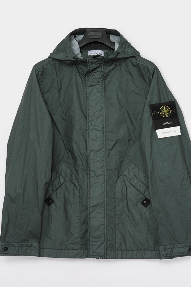 STONE ISLAND - 사파리/필드자켓 - 스톤아일랜드 25SS 와펜로고 멤브라나 3L TC 남성 자켓 K1S154100093 S0A21 V0053