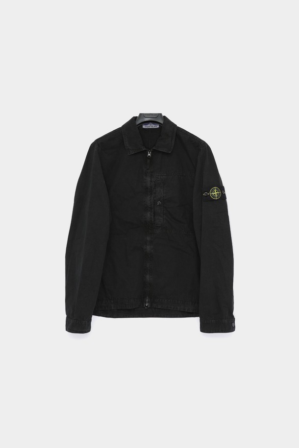 STONE ISLAND - 사파리/필드자켓 - 스톤아일랜드 25SS 와펜로고 텔라 코튼 TC 코튼 셔츠 남성 자켓 K1S151200032 S00WN V0129