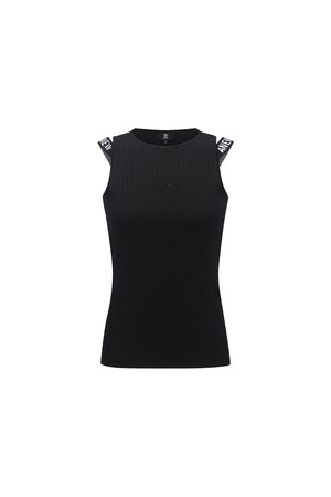 [ANEW GOLF] W 골조직 스트랩 나시_BK_BLACK-a