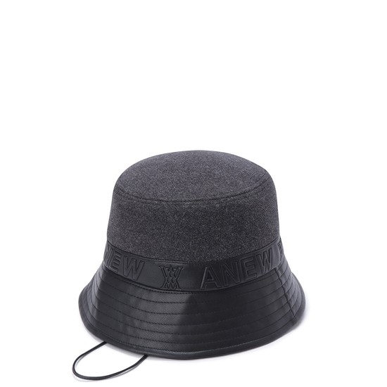 [ANEW GOLF] MIXED WOOL BUCKET HAT_BK
