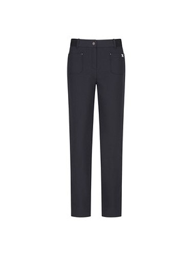 [ANEW GOLF] W THIN FLEECE BASIC L/PT_BK-a