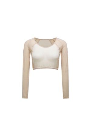 [ANEW GOLF] WOMEN BOLERO BASE LAYER_BE_BEIGE-a