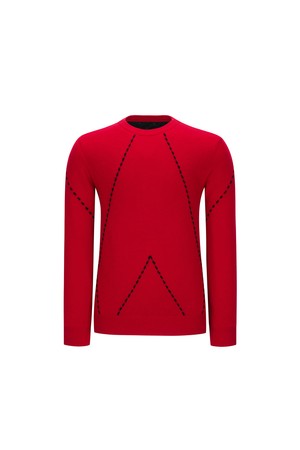 M CHAIN STITCH PULLOVER_RE