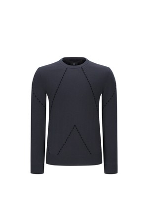 M CHAIN STITCH PULLOVER_DG