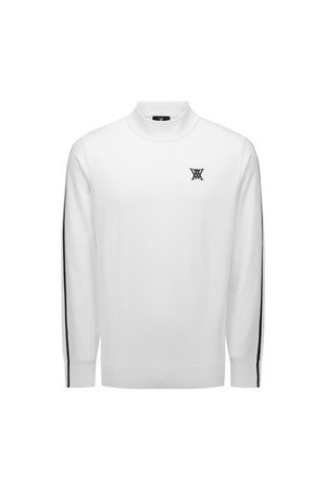 M ESSENTIAL HALF NECK PULLOVER_WH
