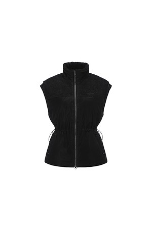 W BOUCLE PATCH DOWN VT_BK