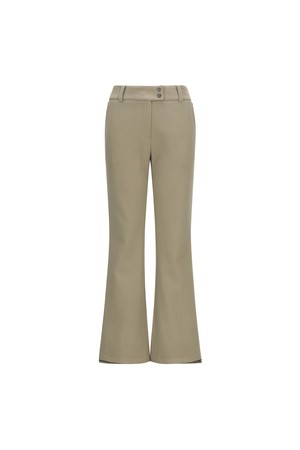 W ESSENTIAL FLEECE BOOTCUT L/PT_BE