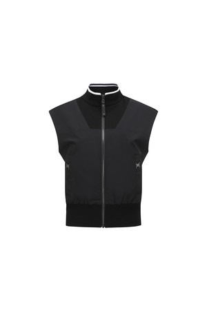 WOMEN SP HYBRID KNIT VEST_BK