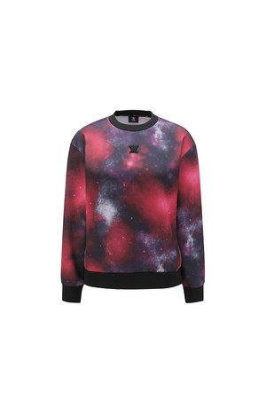WOMEN SP GALAXY PATTERN SWEATSHIRT_RE