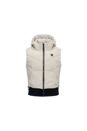 W HOODY DOWN VT_LE