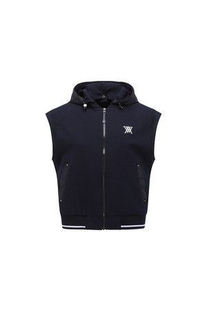 W HOODY VEST ZIP-UP VT_NA