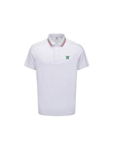 [ANEW GOLF] MEN SM KNIT COLLAR SHORT T-SHIRT_WH-a