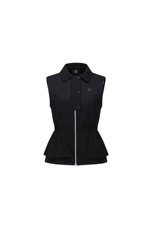 [ANEW GOLF] WOMEN FA MID LENGTH VEST_BK_BLACK-a
