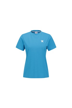 [ANEW GOLF] WOMEN FA ESSENTIAL ROUND T-SHIRT_BL_BLUE-a