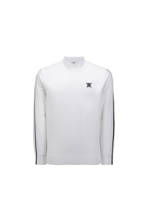 [ANEW GOLF] M ESSENTIAL HALF NECK PULLOVER_WH_WHITE-a