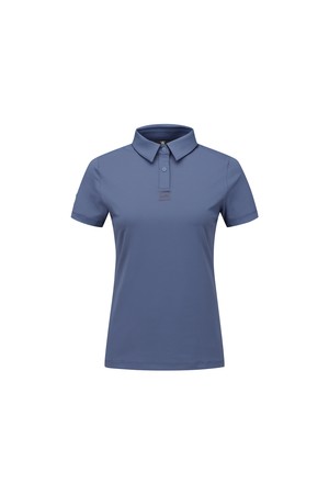 [ANEW GOLF] WOMEN FA NEW LOGO SHORT T-SHIRT_BL_BLUE-a