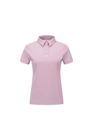 [ANEW GOLF] WOMEN FA NEW LOGO SHORT T-SHIRT_PI_PINK-a
