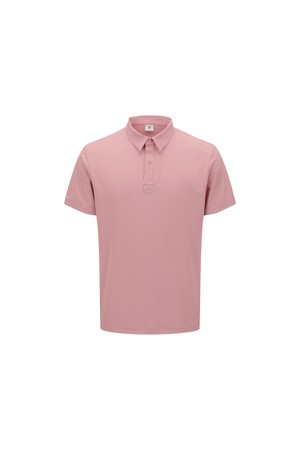 [ANEW GOLF] MEN FA NEW LOGO SHORT T-SHIRT_PI_PINK-a