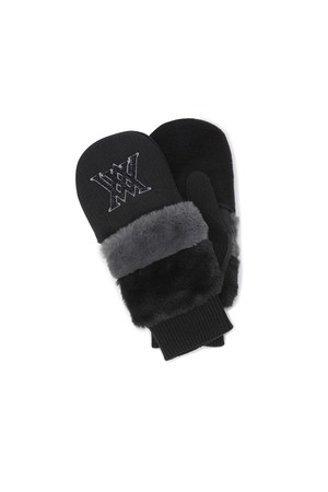 [ANEW GOLF] WOMEN MITTEN GLOVES_BK_BLACK-a