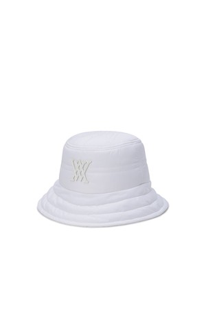 [ANEW GOLF] WOMEN PADDED STITCH HAT_WH_IVORY-a