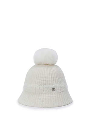 WOMEN BELL BUCKET HAT_CR_IVORY-a