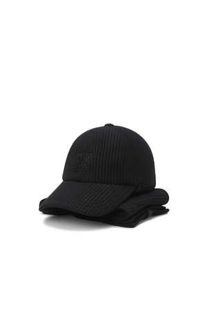 [ANEW GOLF] UNI MUFFLER CAP_BK_BLACK-a