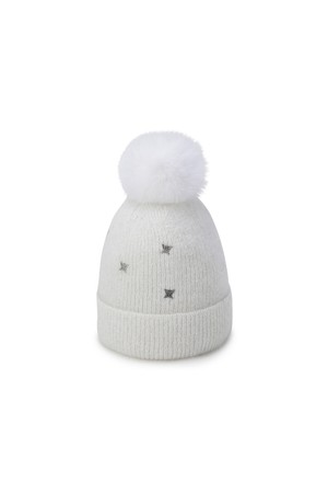 [ANEW GOLF] WOMEN TWINKLE BEANIE_IV_IVORY-a