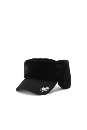 [ANEW GOLF] WOMEN FUR VISOR_BK_BLACK-a
