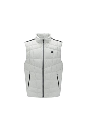 [ANEW GOLF] MEN WI SHADOW SWING DOWN VEST_LG_GREY-a