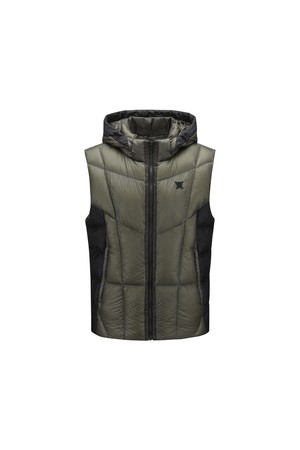 [ANEW GOLF] MEN WI HEAVY SHADOW SWING DOWN VEST_CG_GREY-a